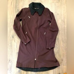 NAU trench coat, soft shell, fleece lined